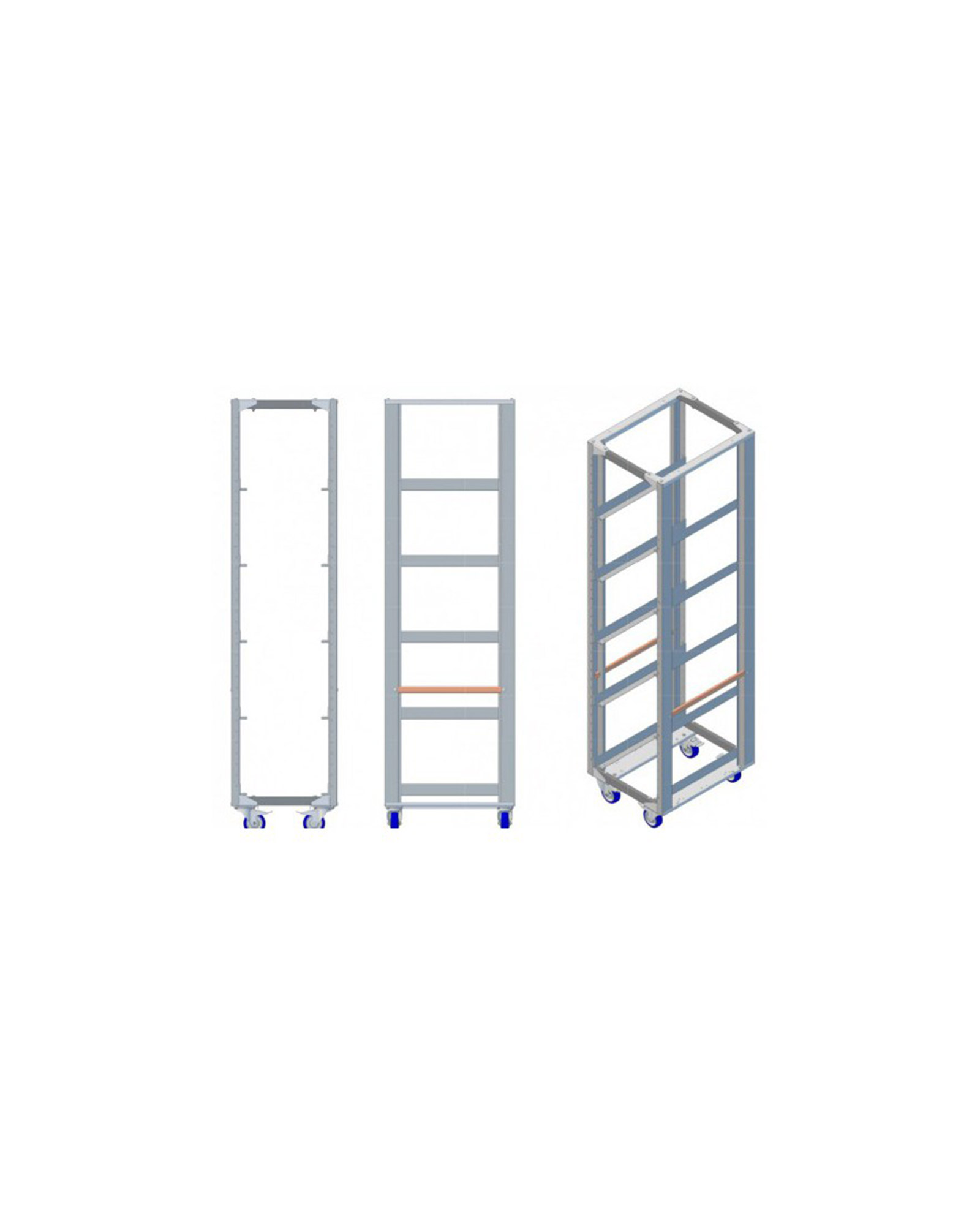 Admiral Staging Storage Cart H203 Without Crates
