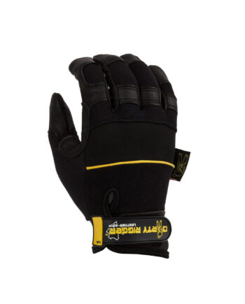 Dirty Rigger Glove Dty Lgrip Leather Grip Full Handed Glove