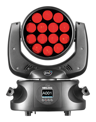 DTS NICK NRG 801 WASH RGBW 8°-50° Motorized Zoom FREE PAN ROTATE!