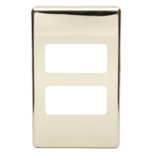 PDL PDL684MPB Switch Cover Plate 4Gang Polished Brass