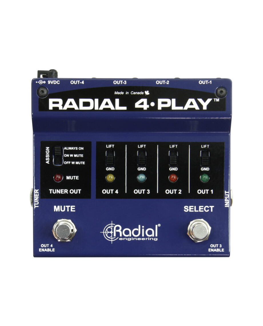 Radial 4 Play Multi Output Di Box 3