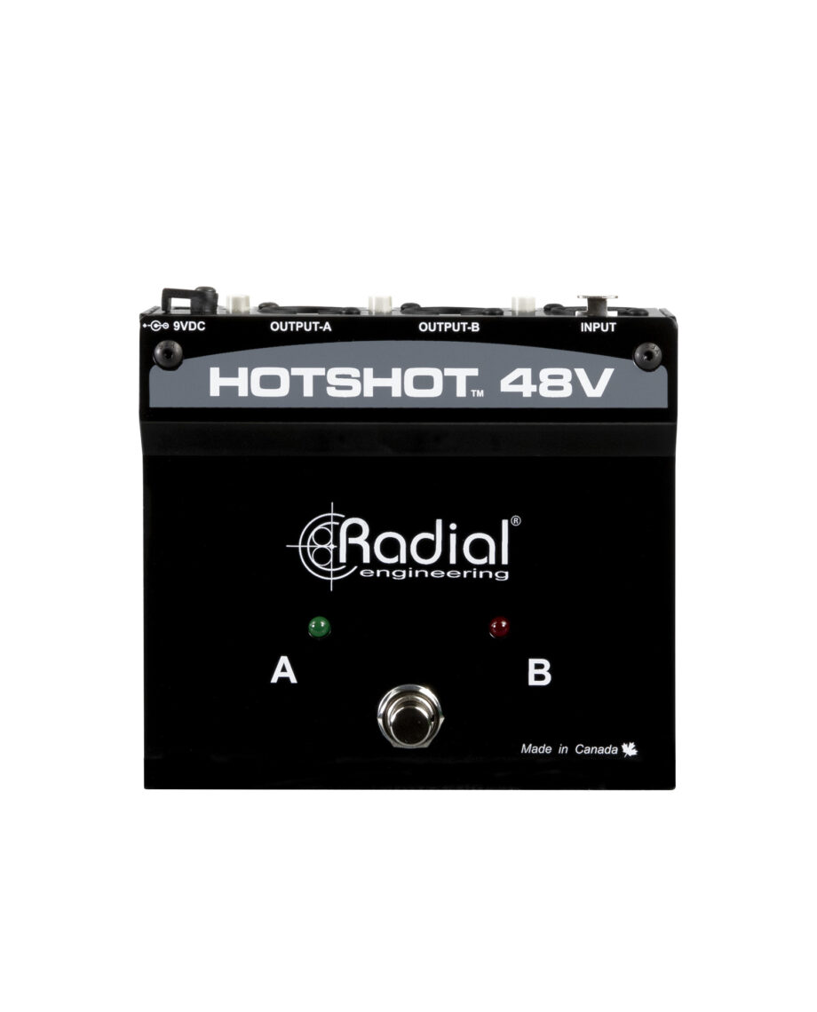 Radial Hotshot 48v Condenser Microphone Switcher 3